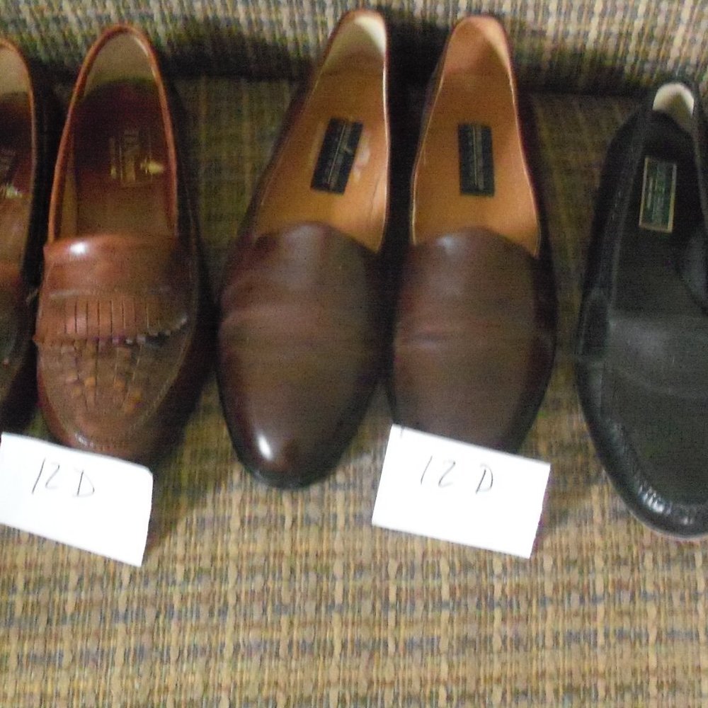 Men's leather designer shoes.